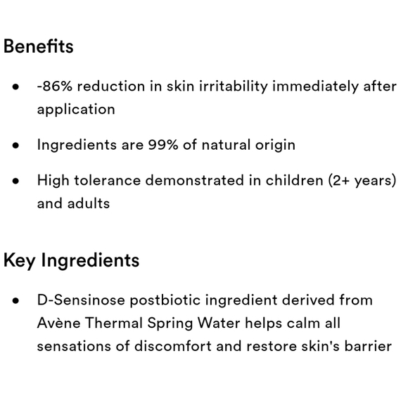 AVENE TOLERANCE EXTREMELY GENTLE CLEANSER LOTION. - Picture 6 of 6